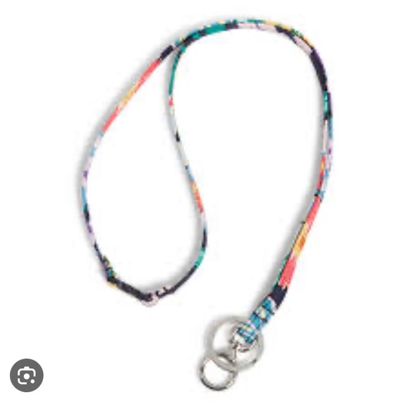 NWT Vera Bradley - Happy Blooms Breakaway Lanyard - Picture 6 of 7